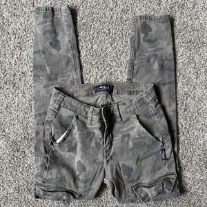 Silver Jeans Womens 27x29 (25x27) Skinny Cargo Camo Pants